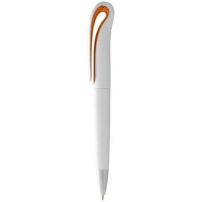 SWANSEA BALL POINT PEN in White Solid