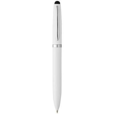 BRAYDEN STYLUS BALL PEN in White Solid