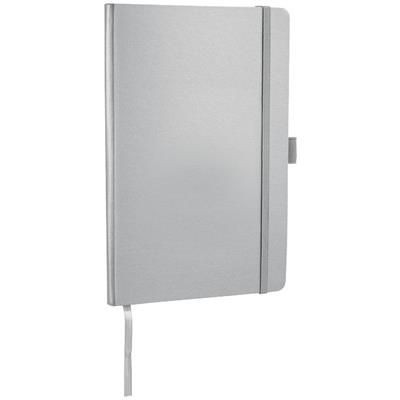 FLEX BACK COVER OFFICE NOTE BOOK in Silver