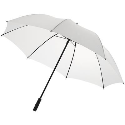 23 INCH AUTOMATIC UMBRELLA in White Solid