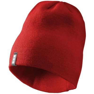 LEVEL BEANIE HAT In Red