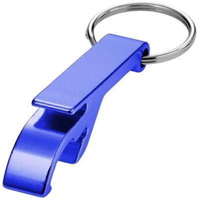 BOTTLE AND CAN OPENER KEYRING CHAIN in Blue