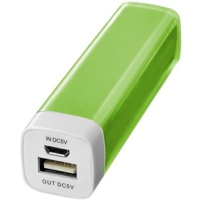 FLASH POWER BANK 2200MAH in Lime