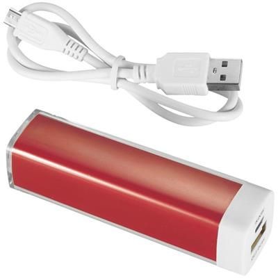 FLASH POWER BANK 2200MAH in Red