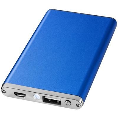 TAYLOR ALUMINIUM METAL POWER BANK in Royal Blue