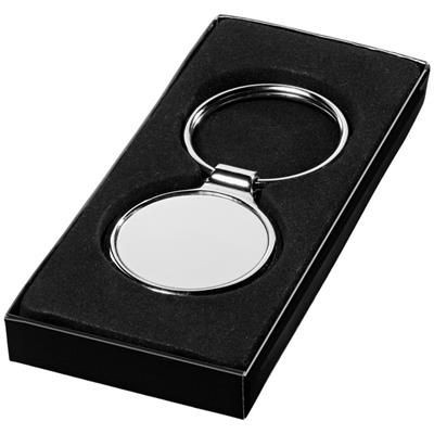 ROUND KEYRING CHAIN in Silver