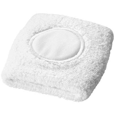 SWEATBAND in White Solid