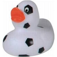 SPOTTED RUBBER DUCK in White & Black