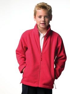 JERZEES CHILDRENS OUTDOOR FLEECE JACKET