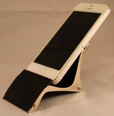 EBONY MOBILE PHONE HOLDER in Black