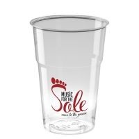 PLASTIC CUP in Clear Transparent