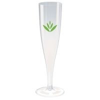 PLASTIC CHAMPAGNE FLUTE in Clear Transparent