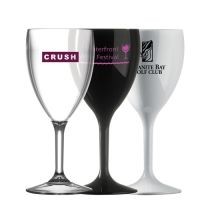 REUSABLE PLASTIC WINE GLASS