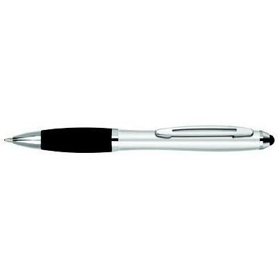 CONTOUR-I METAL BALL PEN in Silver with Black Grip