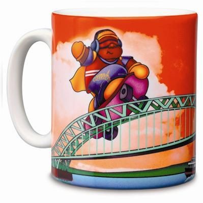 DYE SUBLIMATION CERAMIC POTTERY MUG in White