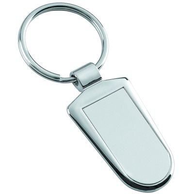 METAL KEYRING in Shiny & Satin Silver