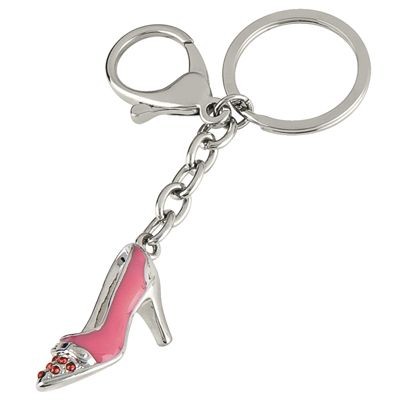 LITTLE SHOES SILVER METAL KEYRING