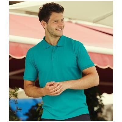 FRUIT OF THE LOOM POLY-COTTON PIQUE POLO SHIRT