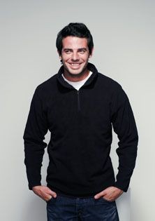 HENBURY ZIP NECK INNER MICRO FLEECE