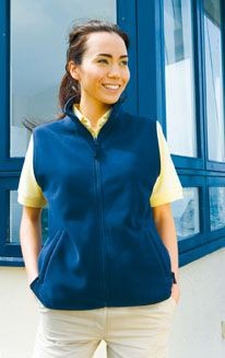 HENBURY LADIES SLEEVELESS MICRO FLEECE BODYWARMER