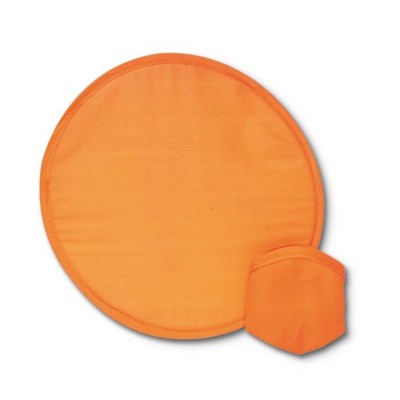 FOLDING NYLON FRISBEE in Orange