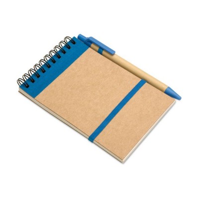 RECYCLED PAPER NOTE BOOK in Blue