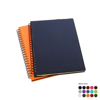 A4 WIRO NOTE BOOK in Belluno PU Leather