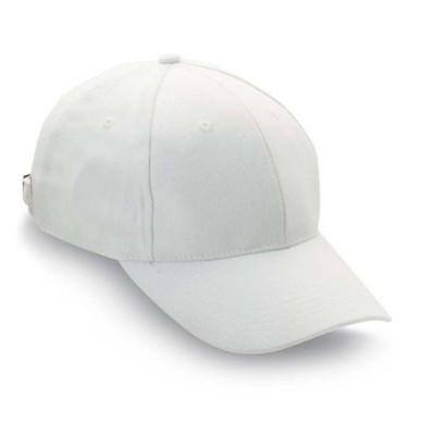 BASEBALL CAP in Soft Cotton in White