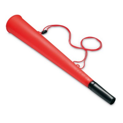 ARRIBBA STADIUM HORN NOISE MAKER with Lanyard in Red