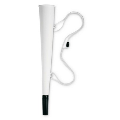 ARRIBBA STADIUM HORN NOISE MAKER with Lanyard in White