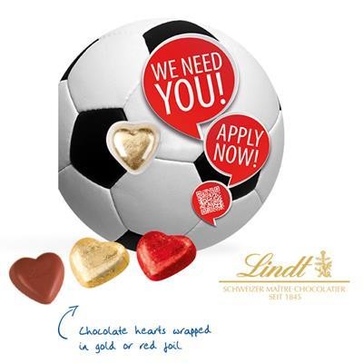 LINDT CHOCOLATE FOOTBALL THEMED PERSONALISED BUSINESS CARD