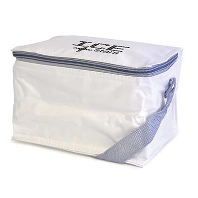 GRIFFIN 70D NYLON 6 CAN COOL BAG in White