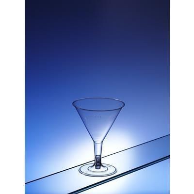 DISPOSABLE PLASTIC MARTINI COCKTAIL GLASS