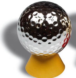 SILVER GOLF BALL