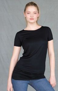 SKINNIFIT TOUCH LONG LINE LADIES TEE SHIRT