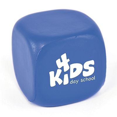 CUBE SHAPE STRESS TOY in Blue