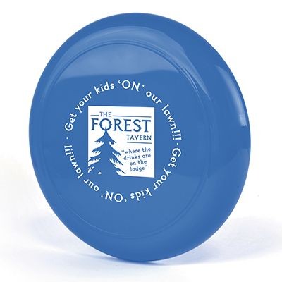 BASIC PLASTIC FLYING ROUND DISC in Blue