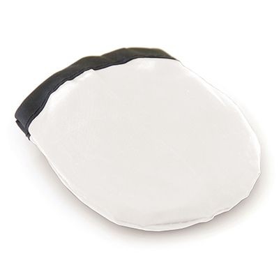 FOLDING NYLON FLYING ROUND DISC in White