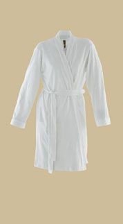 TOWEL CITY LADIES COTTON WRAP BATHROBE