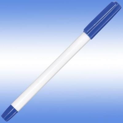 TOPSTICK BALL PEN in White with Blue Trim