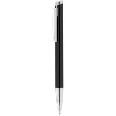 CLIP-CLIC METAL BALL PEN in Black