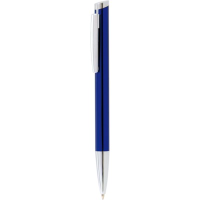 CLIP-CLIC METAL BALL PEN in Blue