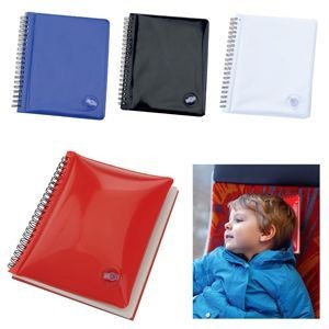 KOMOD INFLATABLE SPIRAL WIRO BOUND PILLOW NOTE BOOK with 70 x Sheet