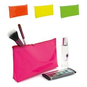 VALAX RECTANGULAR ZIP UP BEAUTY BAG in PVC