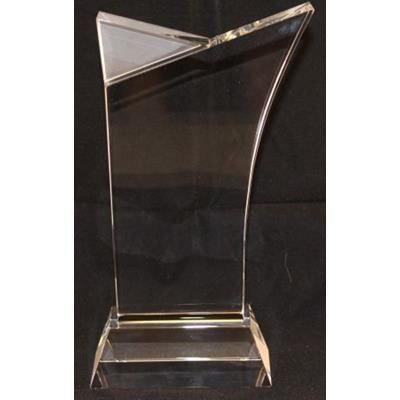 LARGE SUFFOLK CRYSTAL AWARD in Clear Transparent