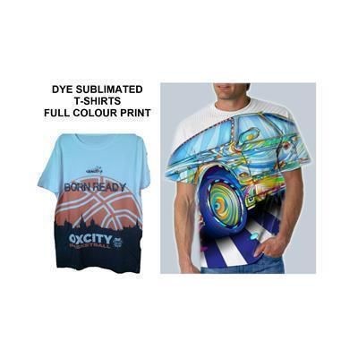 DYE SUBLIMATED WHITE TEE SHIRT