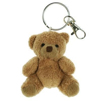 8CM PLAIN TUBBY KEYRING BEAR