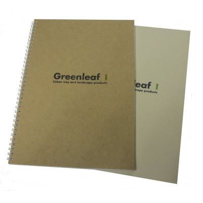 BESPOKE RECYCLED SPIRAL WIRO WIRE BOUND NOTE PAD BOOK