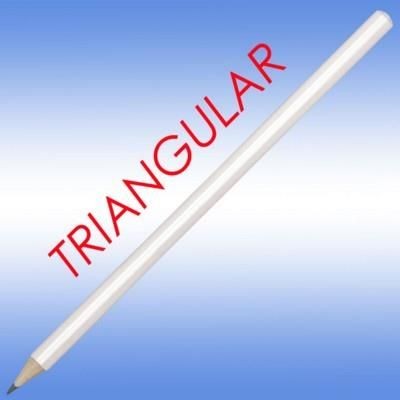 TRISIDE PENCIL in All White